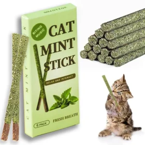 6 Sticks/box Cat Mint Chew Sticks