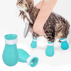 Pet Save Claw Protector Bath Anti-Scratch Cat Shoes