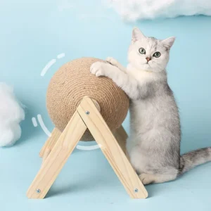Mighty Cat Scratching Ball A-Frame
