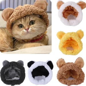 Pet Save Cute Bear Shaped Cat Hat